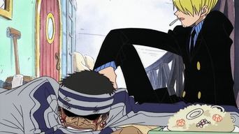 Um Cliente Inesperado! A Comida de Sanji e a Graça de Gin!